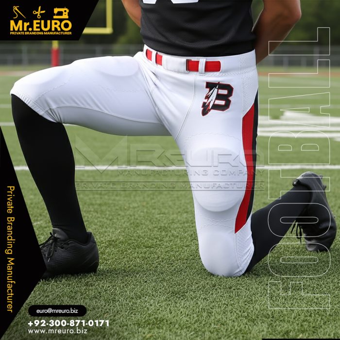 Durable Football Pants Custom Belt Loop System