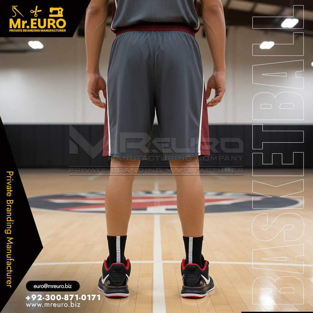 Sublimation Youth Basketball Shorts Bright Colors - Image 2