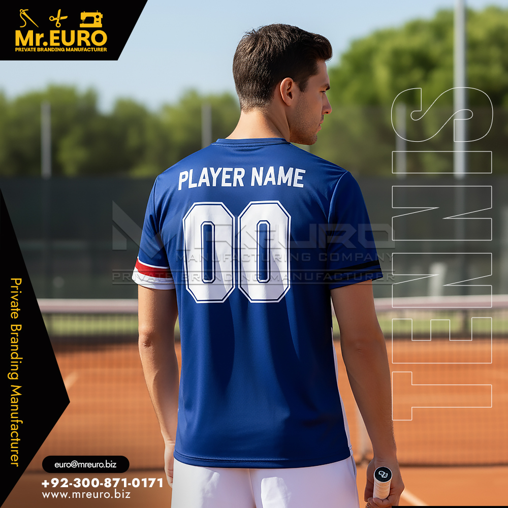 UltraFlex Tennis Crew Neck Tee Stretch Comfort Fit - Image 2