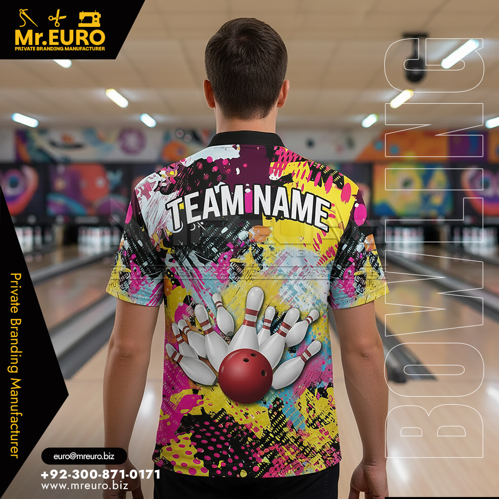Premium Sublimated Bowling Quarter Zip Jersey - Image 2