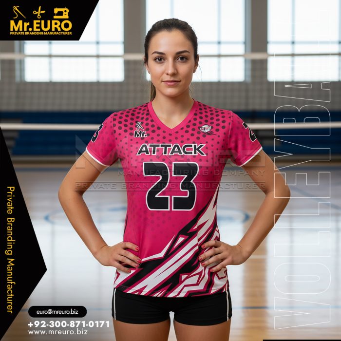 Short Sleeve Customize Volleyball Jersey
