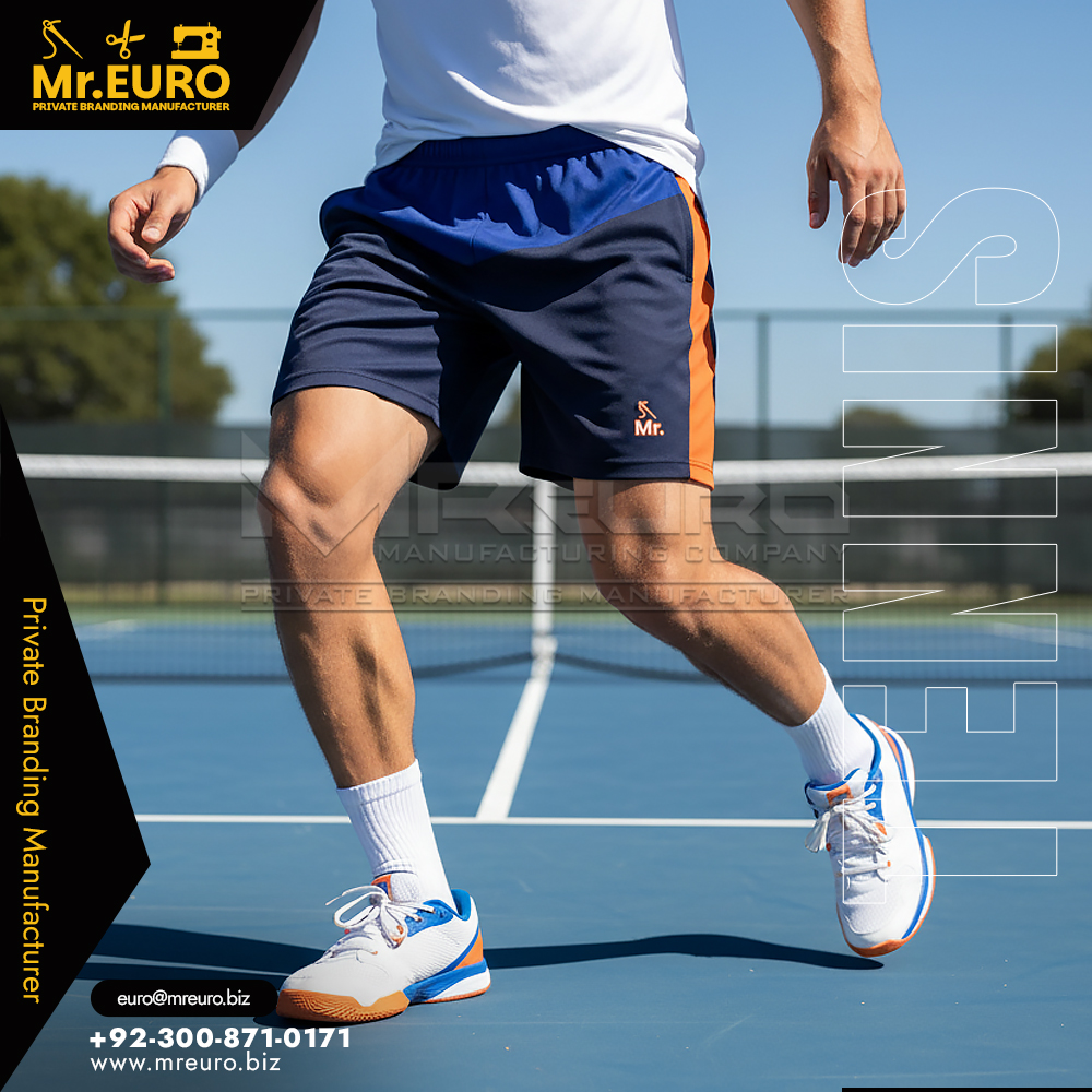 Stretch Fit Tennis Shorts Custom Sublimated Wear