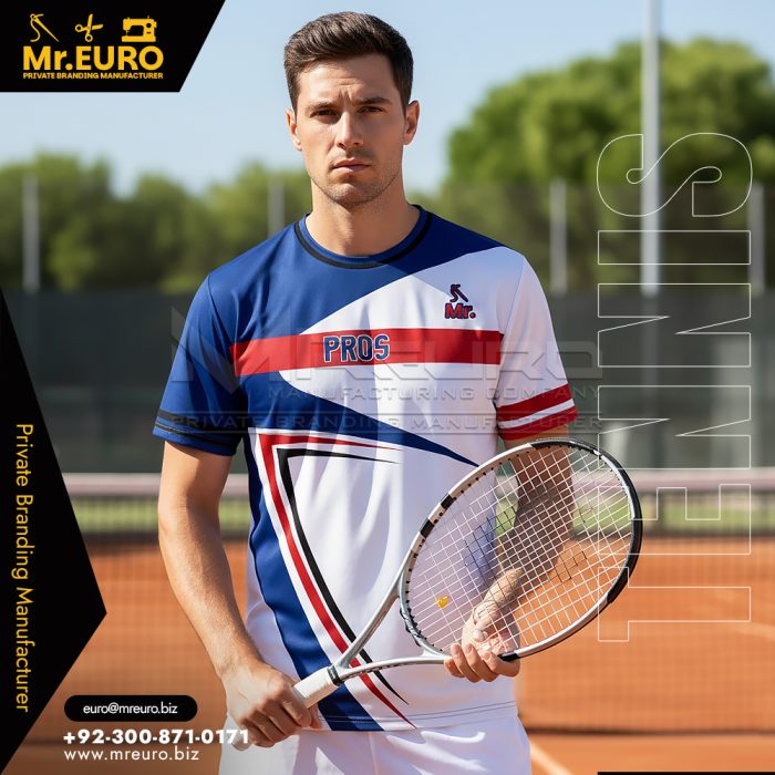 UltraFlex Tennis Crew Neck Tee Stretch Comfort Fit