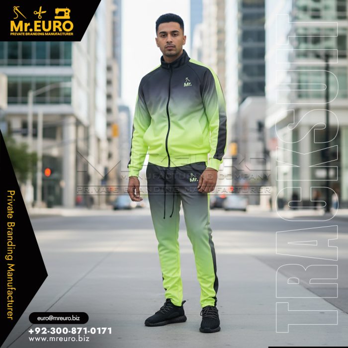 Personalized Gradient Tracksuit with Modern Design