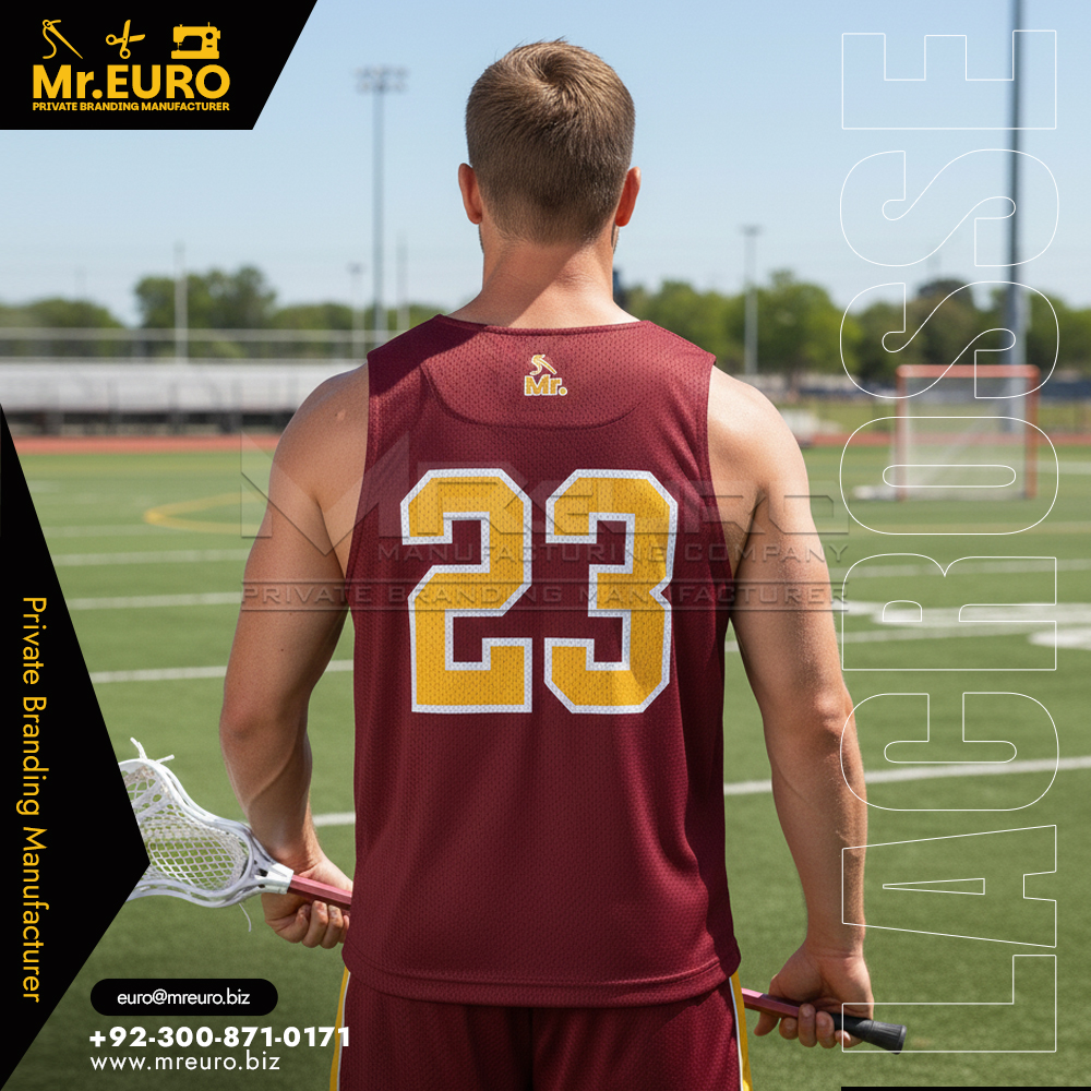 Custom Sublimated Lacrosse Pinnie for Practice Squads - Image 2