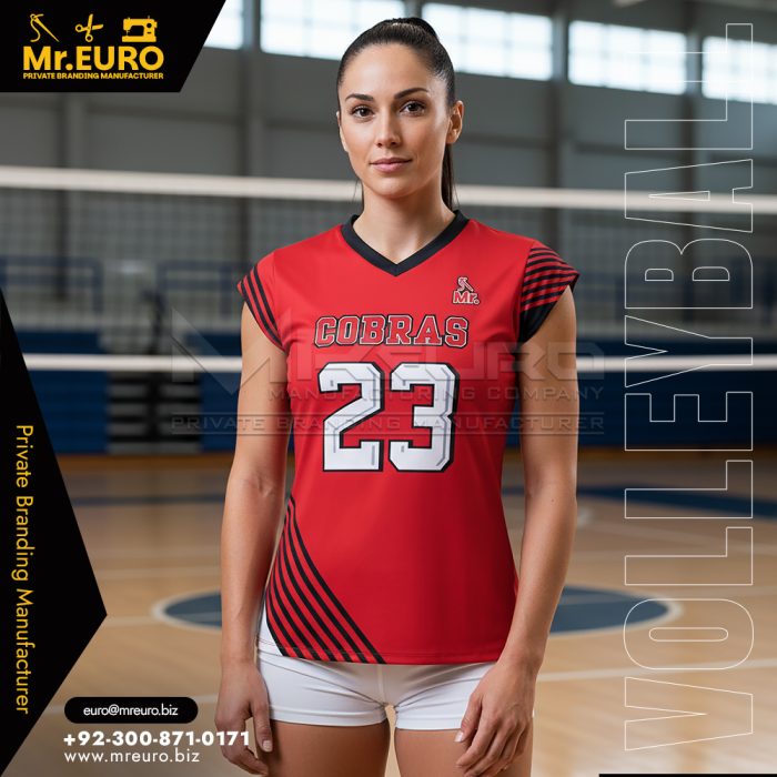 Cap Sleeve Volleyball Jersey Game Ready Design