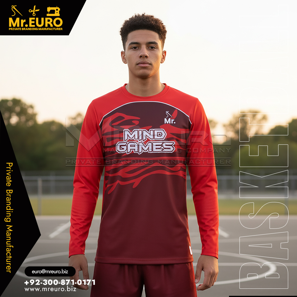 Team Basketball Shooting Shirt Full Sleeve Style