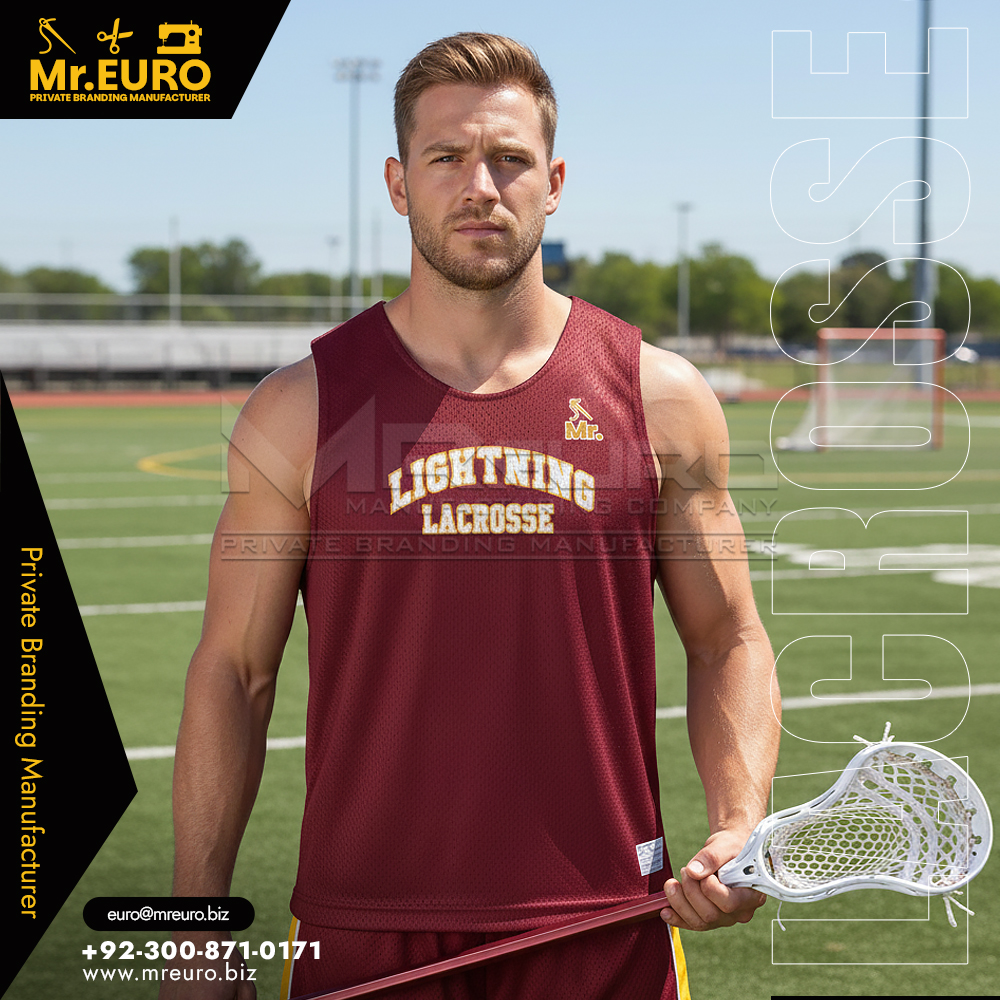 Custom Sublimated Lacrosse Pinnie for Practice Squads