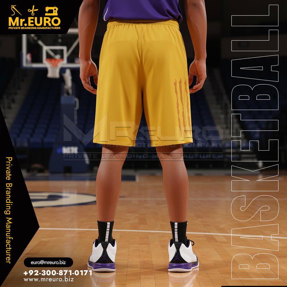 Pro Basketball Shorts Lightweight Athletic Build - Image 2