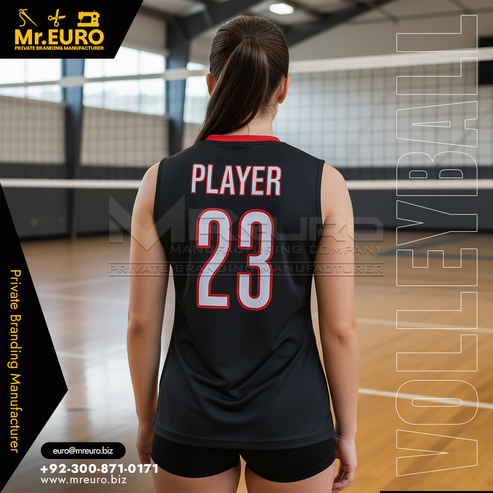 Sleeveless Team Volleyball Jersey Custom Design - Image 2