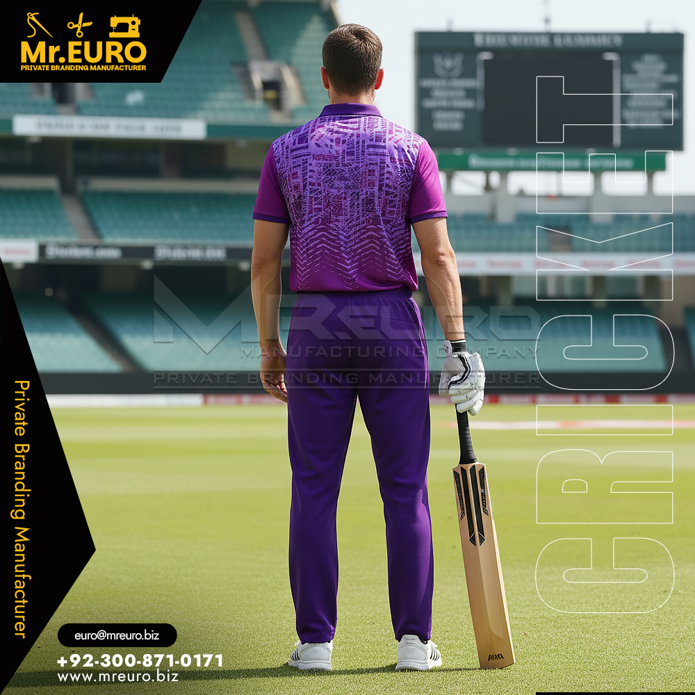 Purple Teamwear Match Cricket Uniform - Image 2