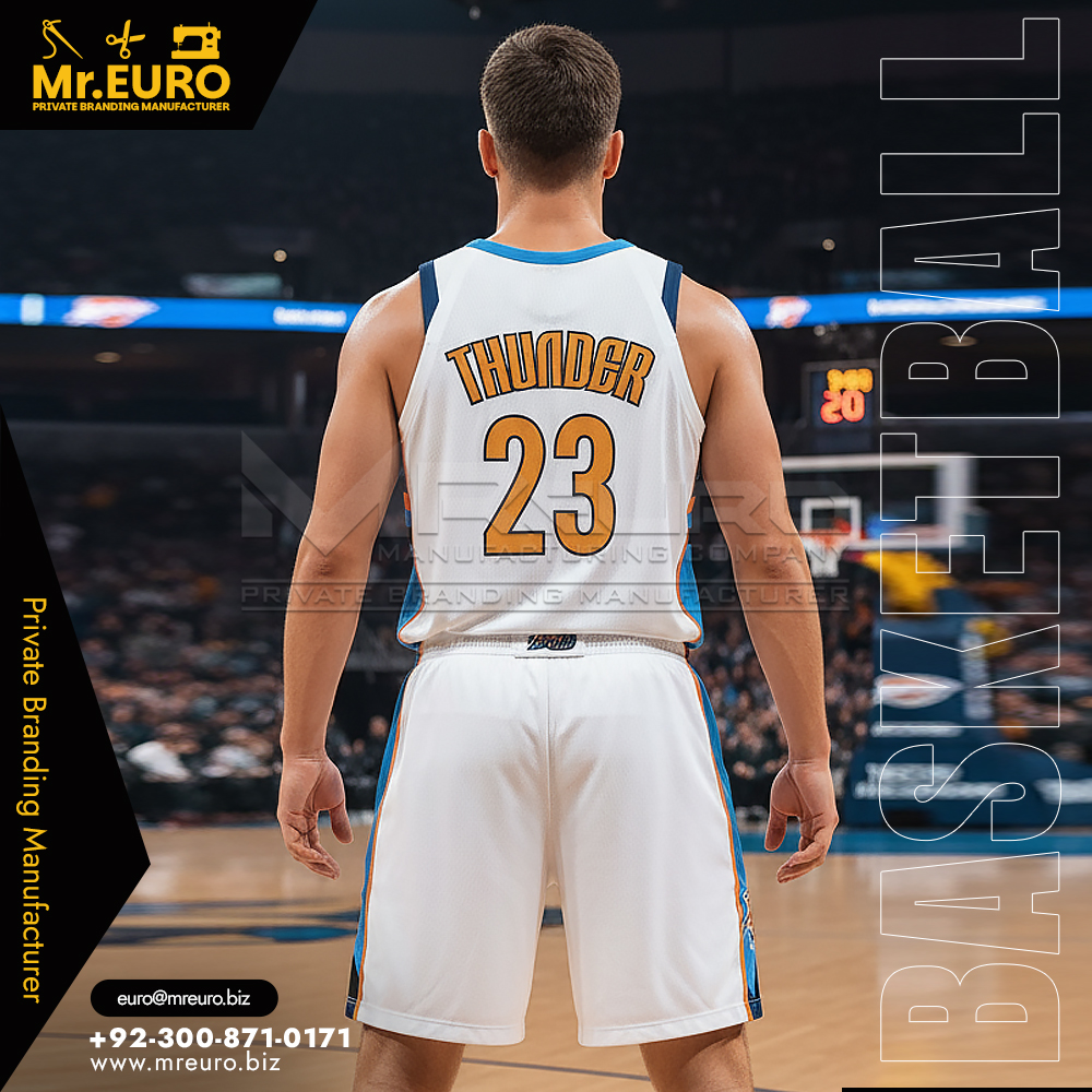 Sublimation Reversible Custom Basketball Uniform - Image 4