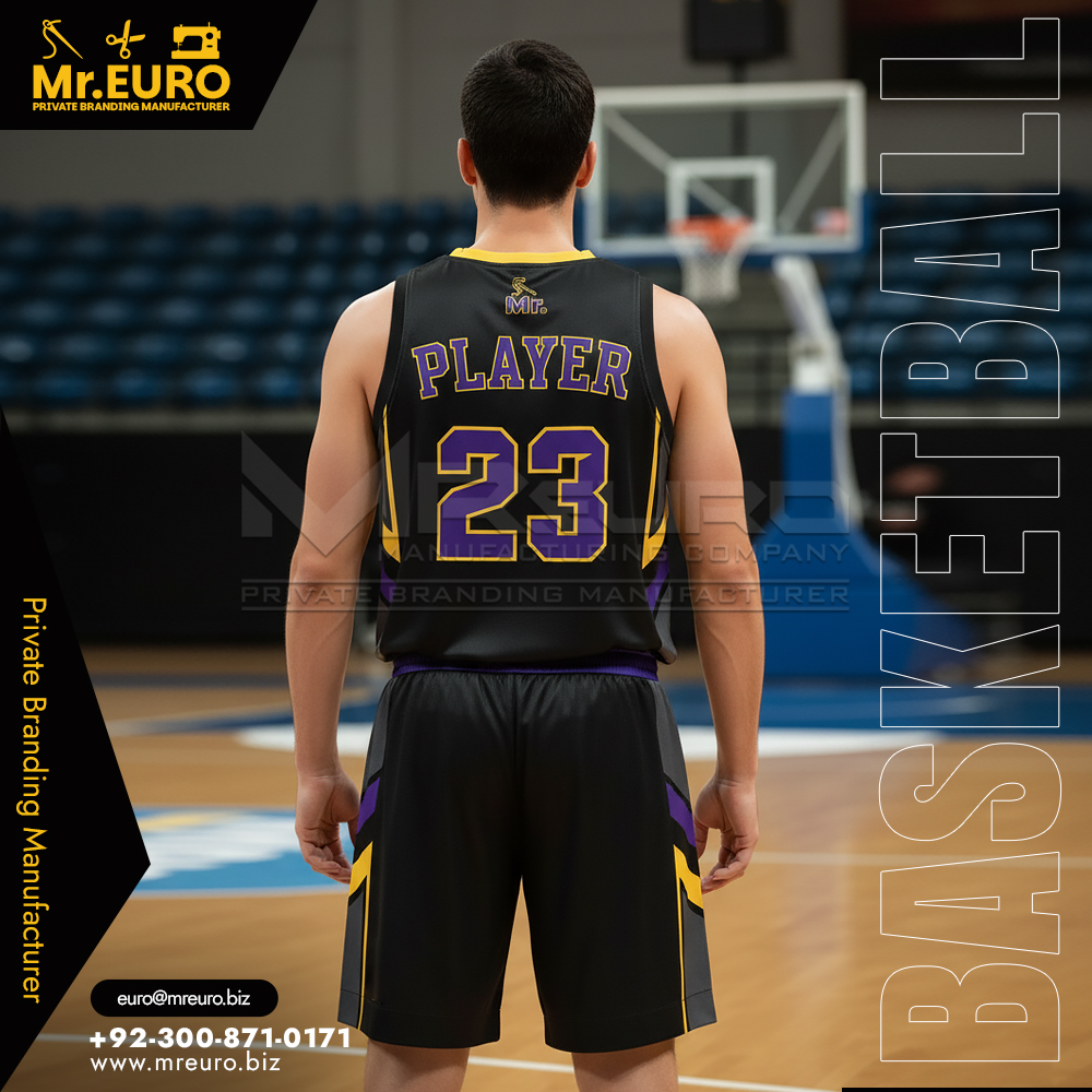 Comfortable Youth Basketball Uniform Custom Kit - Image 2