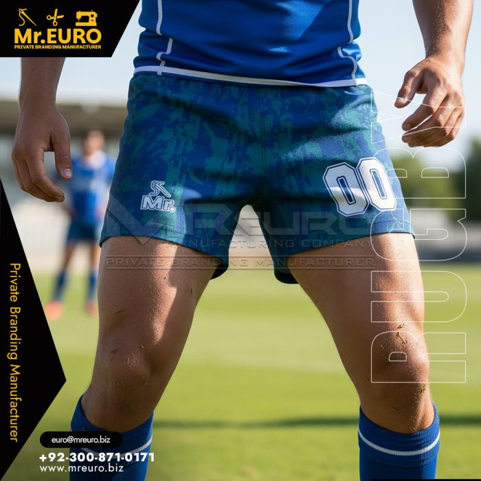 Flexible Lightweight Rugby Shorts Custom Design