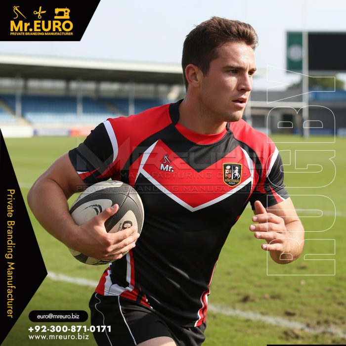 Custom Lightweight Rugby Jersey Breathable Build