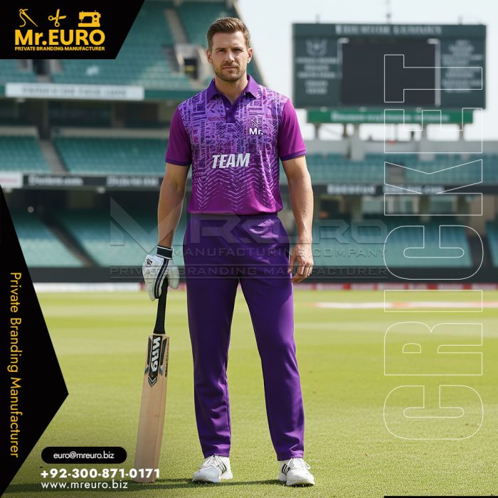 Purple Teamwear Match Cricket Uniform