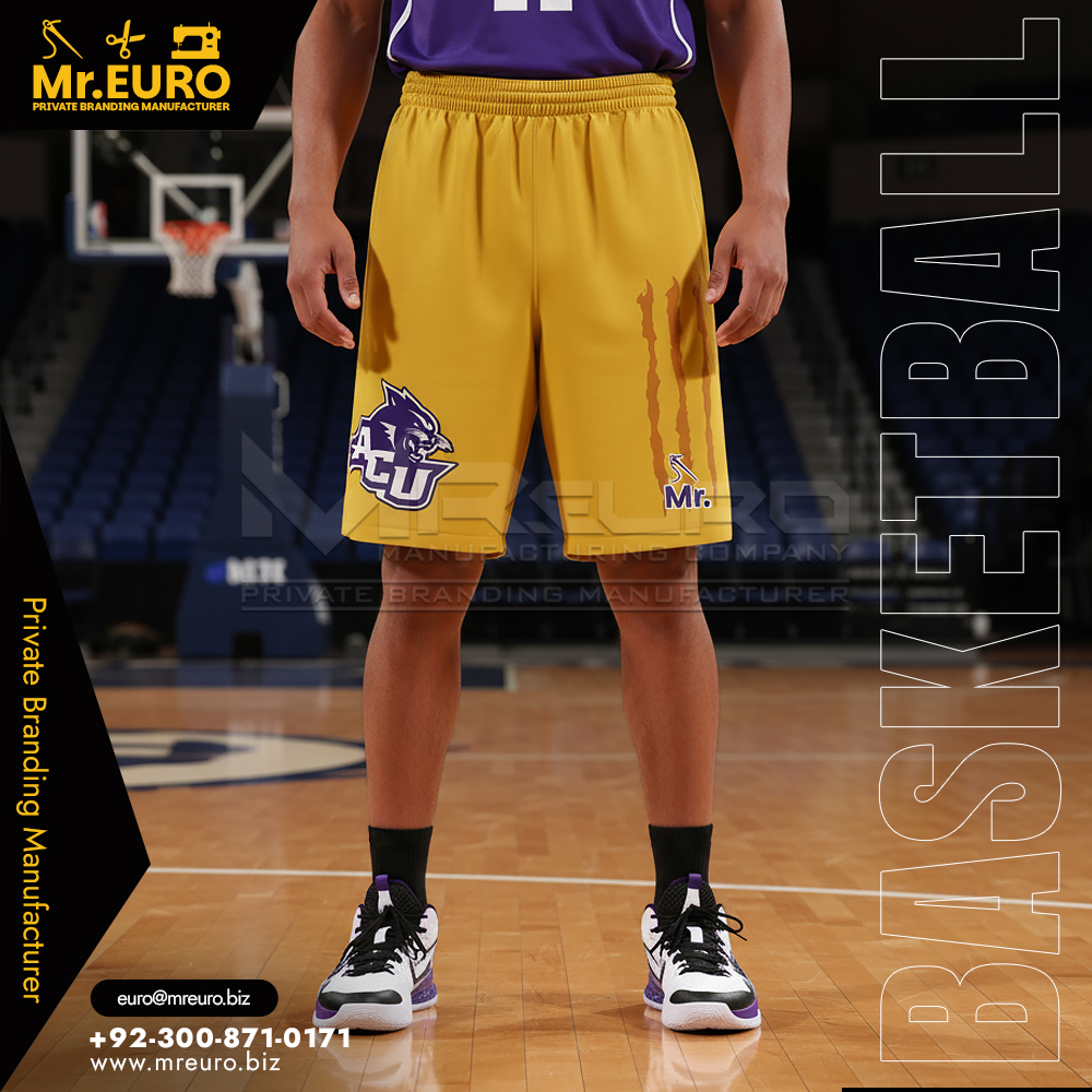 Pro Basketball Shorts Lightweight Athletic Build