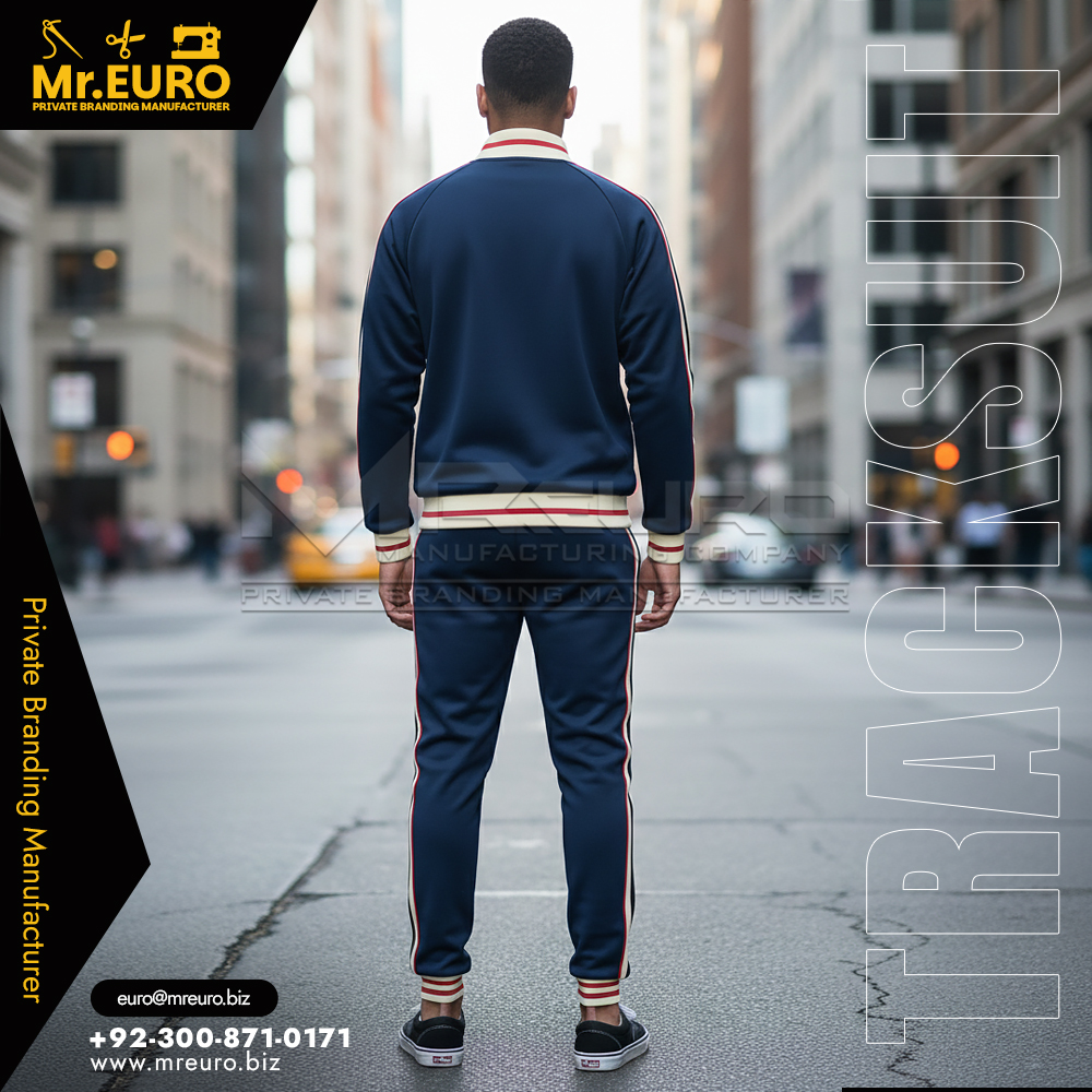 Navy Blue Training Tracksuit Jogger & Full Zip Set - Image 2