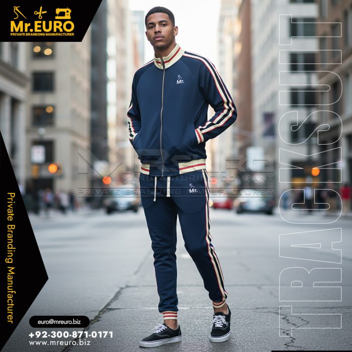 Navy Blue Training Tracksuit Jogger & Full Zip Set