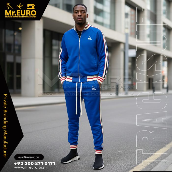 Royal Blue Gym Tracksuit, Stylish Jogger & Jacket