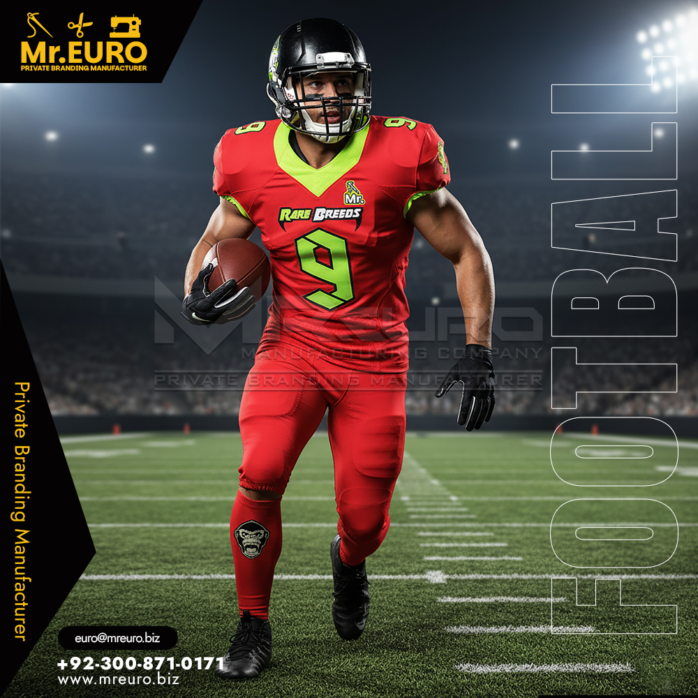 BlazeForce American Football Set Custom Sublimated