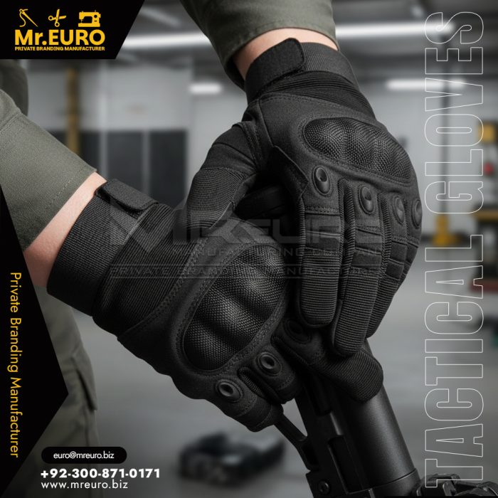Black Professional Shooting Tactical Glove Set