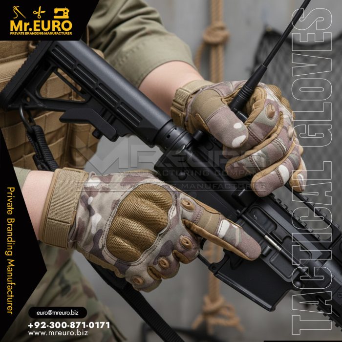 Outdoor Anti Slip Tactical Gloves Precise Use
