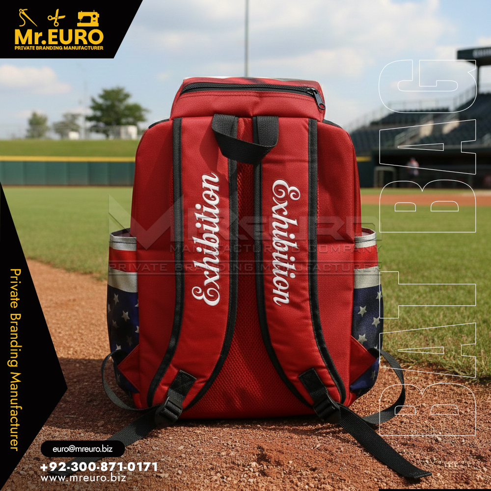 Sublimation Printed Training Baseball Backpack Bag - Image 2