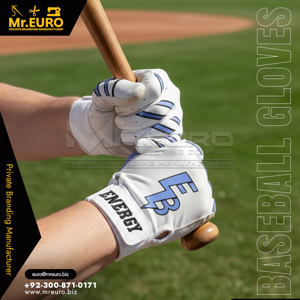 Sublimation Baseball Batting Gloves Bold Color Grip