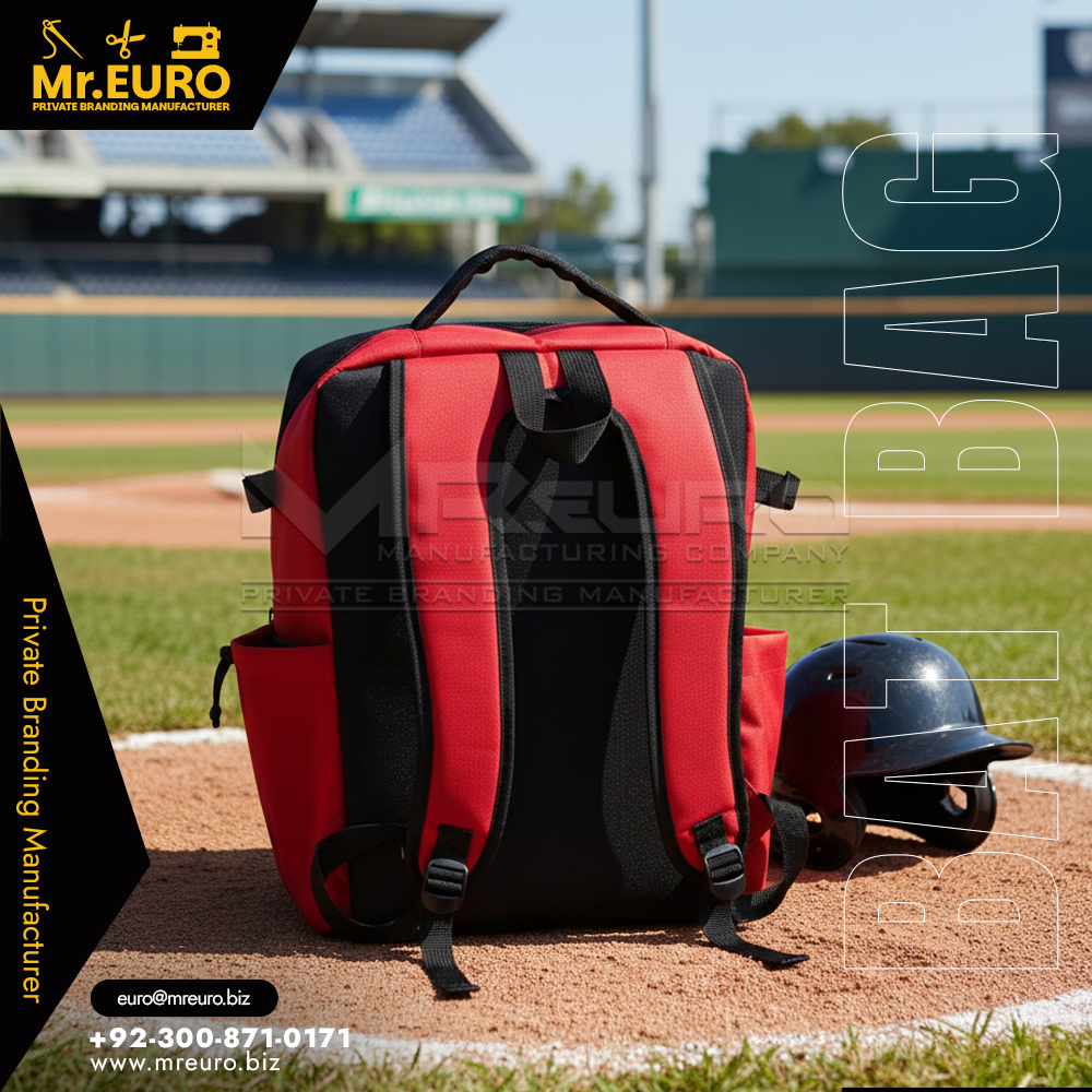 Durable Bat & Gear Carry Baseball Backpack Bag - Image 2