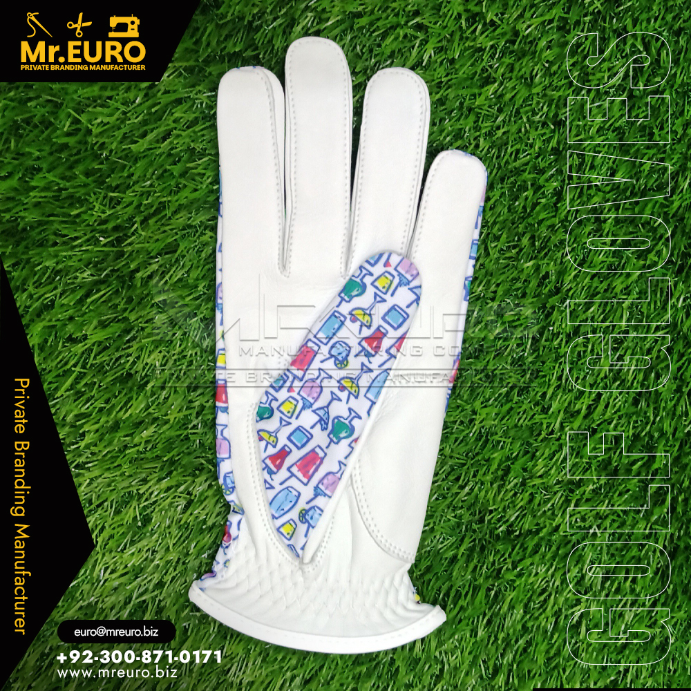 Pattern Design Sublimation Golf Gloves - Image 3