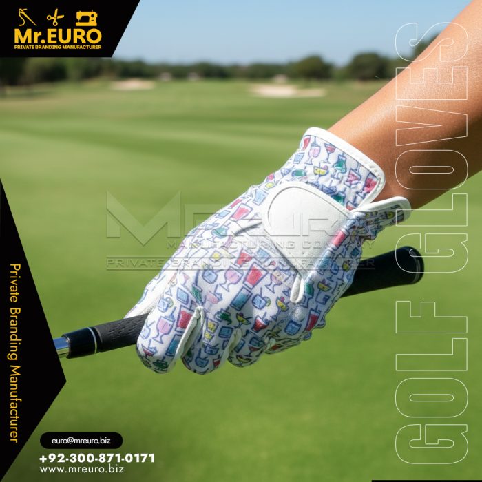 Pattern Design Sublimation Golf Gloves